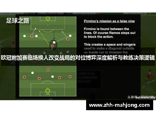 欧冠附加赛临场换人改变战局的对位博弈深度解析与教练决策逻辑 欧冠附加赛临场换人改变战局的对位博弈深度解析与教练决策逻辑